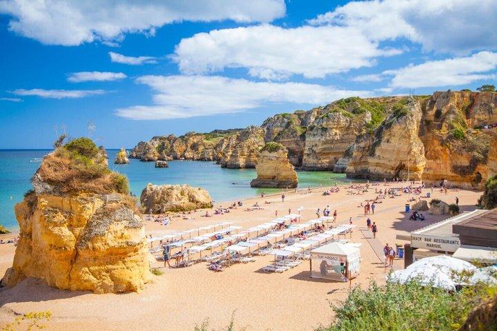 Algarve Adventure from Lisbon with Boat Ride to Benagil Cave Tour