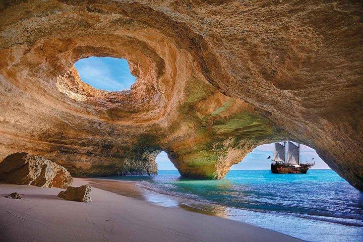 Algarve Adventure from Lisbon with Boat Ride to Benagil Cave Tour