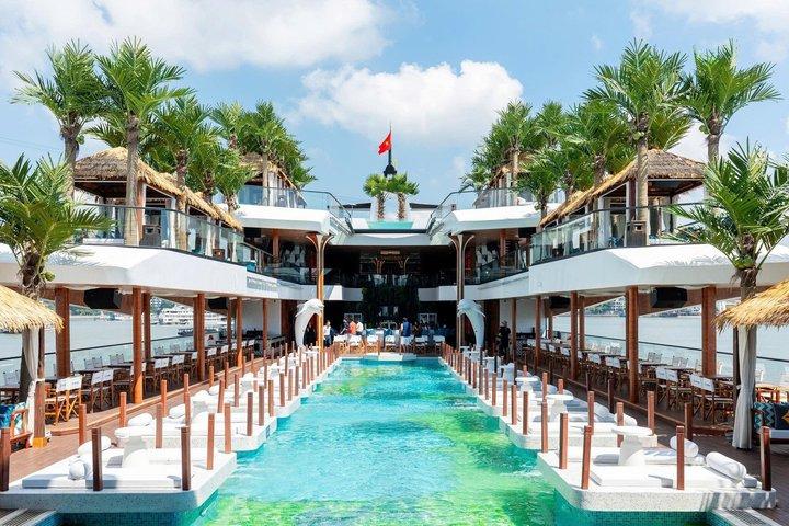 Dolphin Luxury Cruise Halong Bay 5 Star Day Tour from Hanoi
