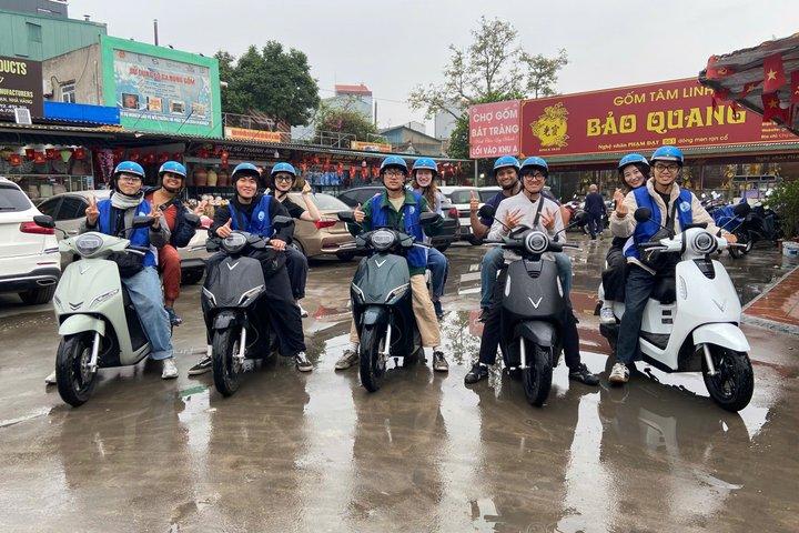 Bat Trang Ceramic Village Half-day E-Scooter Tour from Hanoi
