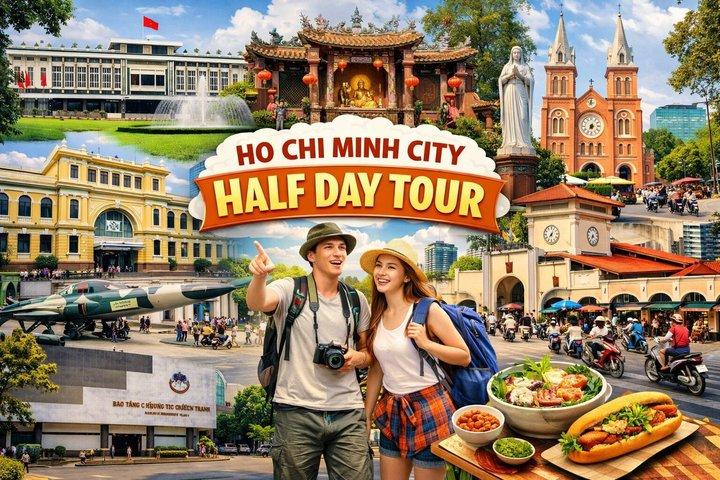 Small Group Ho Chi Minh City Half Day Tour with 6 Famous Places