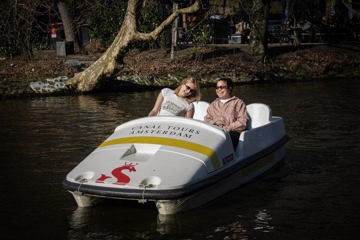 Amsterdam Independent Sightseeing by Pedal Boat
