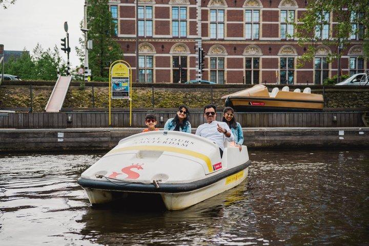 Amsterdam Independent Sightseeing by Pedal Boat