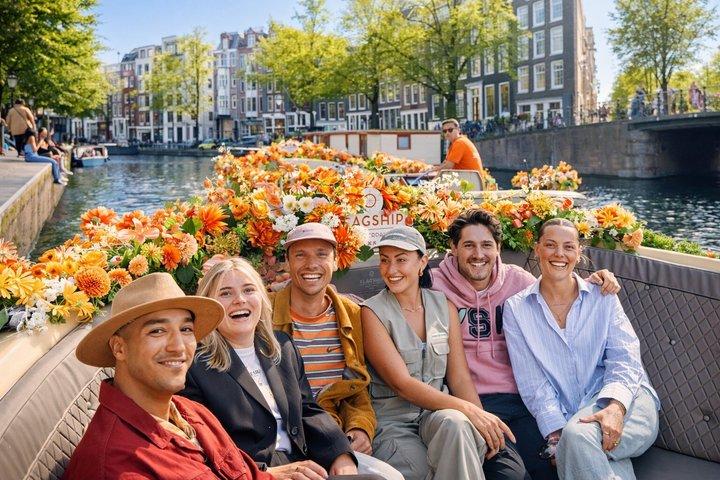 Amsterdam Luxury Canal Cruise + Unlimited Drinks & Bites option