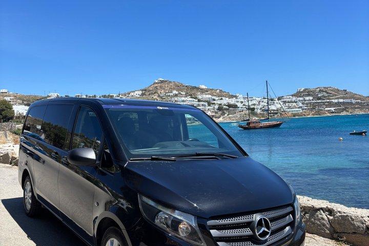 Mykonos Private Transfer VIP Airport Port and Hotel Pickup