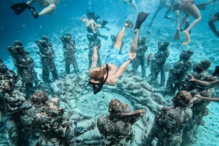 Turtle Snorkeling and Underwater Statues Tour from Gili Air