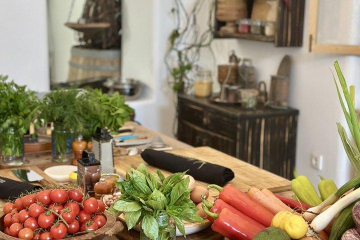 Cooking Class in Traditional cave house in Santorini!