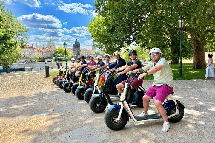 Grand city tour on Scrooser in Prague
