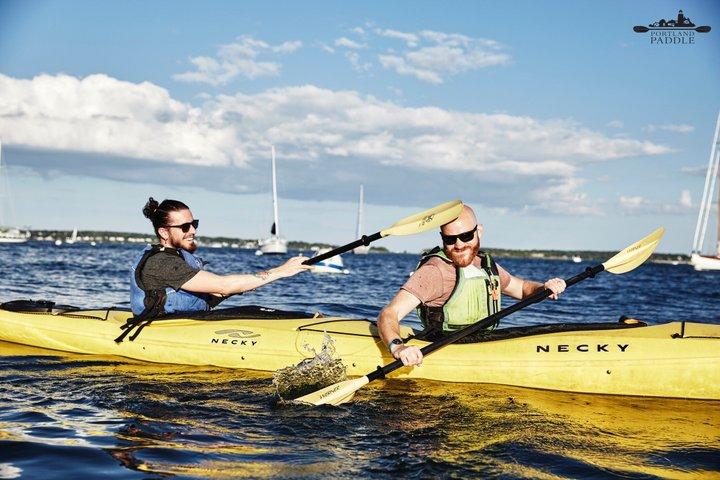 Sunset Sea Kayak Tour on Casco Bay