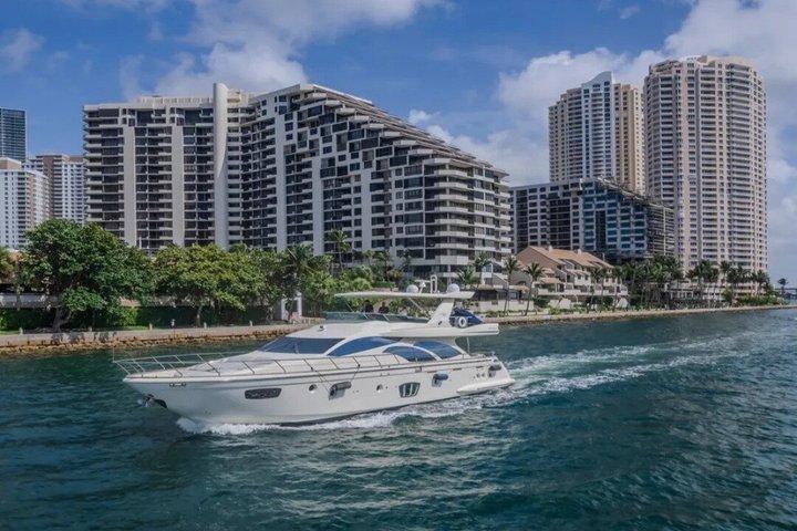 Luxury Yacht in Miami with Jet Skis