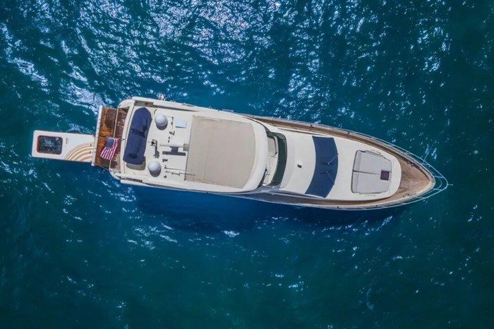 Luxury Yacht in Miami with Jet Skis