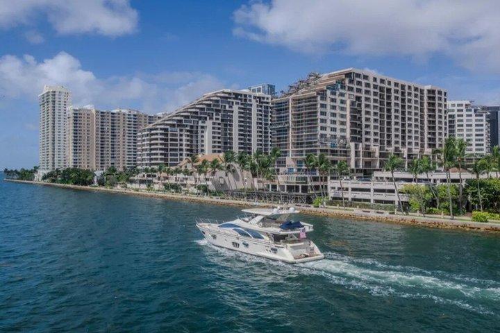 Luxury Yacht in Miami with Jet Skis