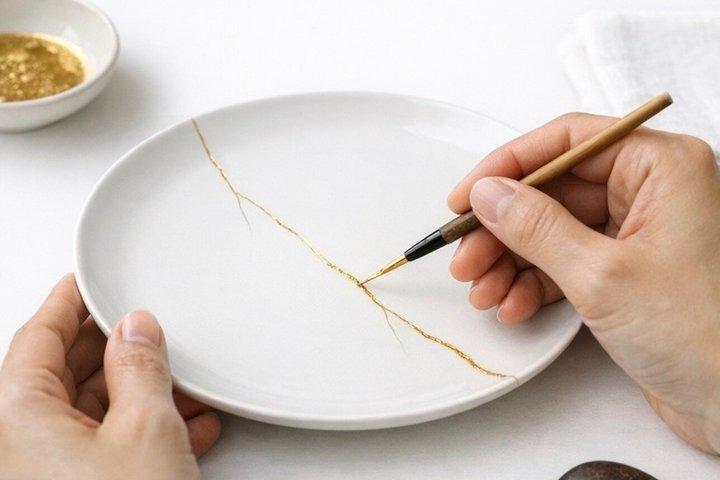 Kyoto Traditional Kintsugi Repair Experience in Central Kyoto