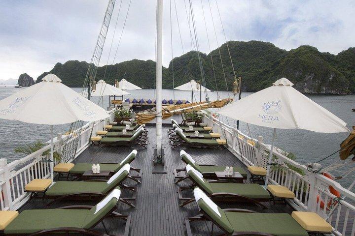Hera Grand Luxury 2D1N Halong Bay Cruise from Hanoi