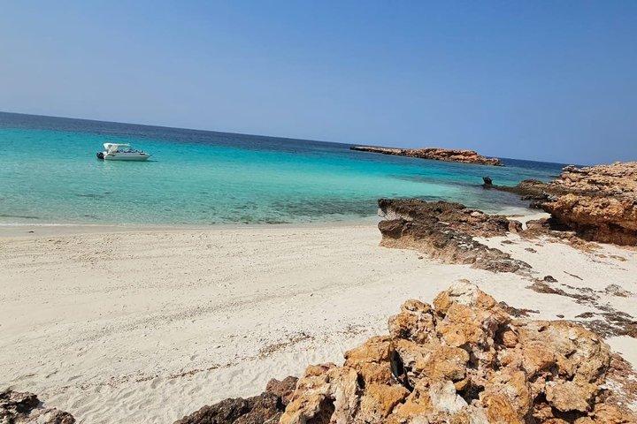 Shared Dimaniyat Islands Half Day Snorkeling from Al Mouj Marina