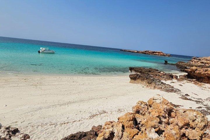 Shared Dimaniyat Islands Half Day Snorkeling from Al Mouj Marina