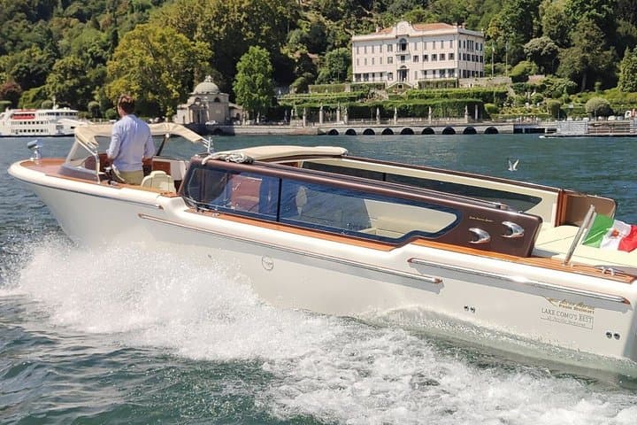 Private Venetian Wooden Boat Tour on Lake Como
