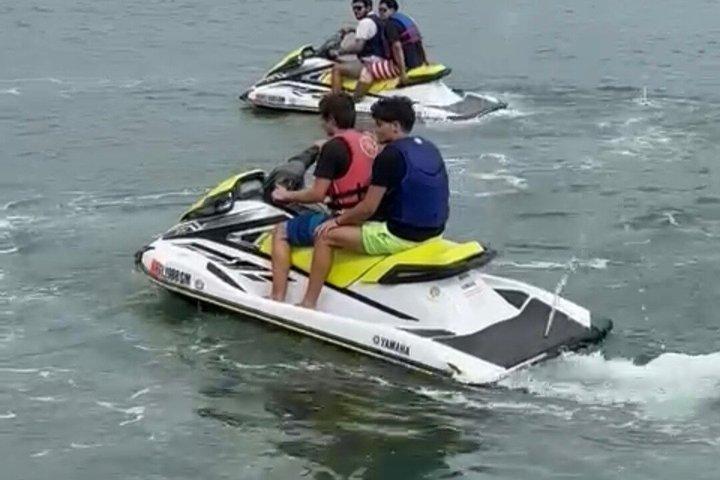 Jet Ski Rental Miami Ride in Byscayne Bay and Skyline View