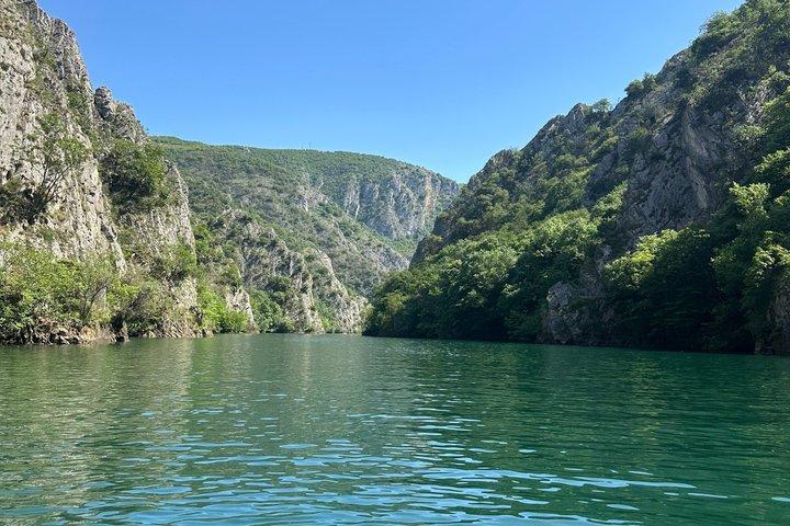 Private tour of the charming Matka Canyon with hotel pick-up