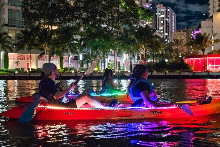 L.E.D. Light Kayak Miami City Lights