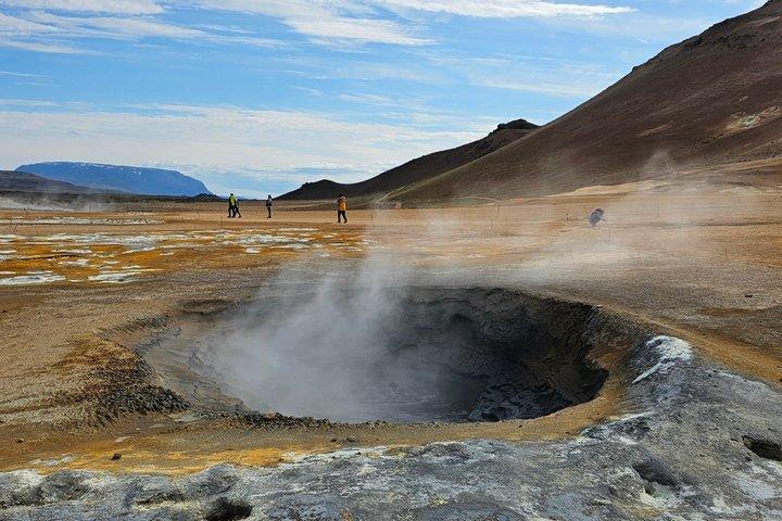 Akureyri to Lake Myvatn and Nature Baths Small Group Tour