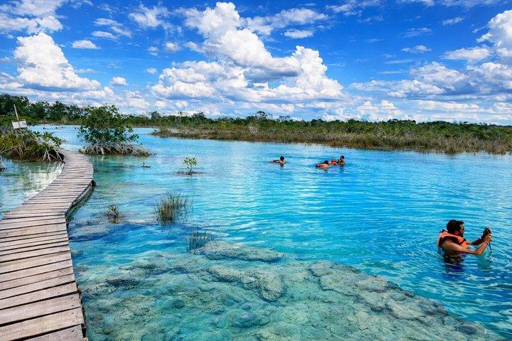 Bacalar as it was meant to be: Lagoon • Rapidos • Ichkabal Ruins
