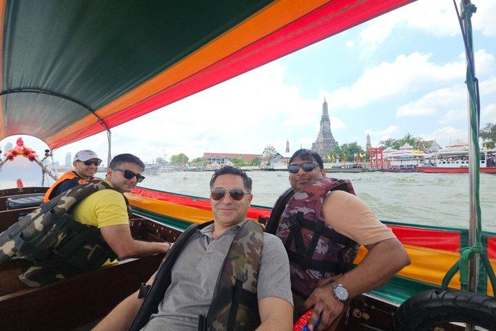 Best of Bangkok Grand Palace and Canal Longtail Boat Private Tour
