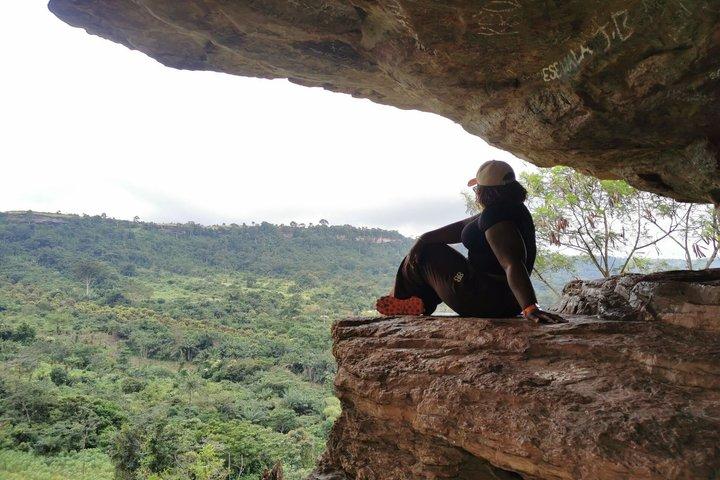 Boti Falls Umbrella Rock Aburi Gardens and Cocoa Tasting Tour