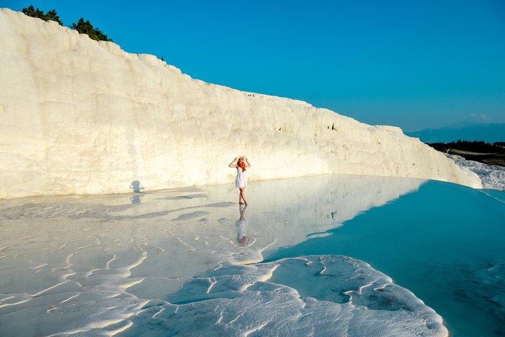Side Small Group Pamukkale Hot Springs & Hierapolis Tour