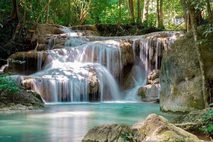 River Kwai Bridge and Erawan Waterfalls Trip from Bangkok