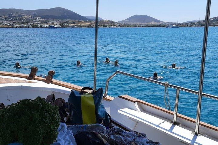 Paros Swimming and Snorkeling Boat Adventure From Naousa
