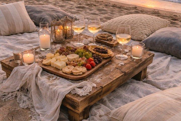 Sunset Picnic Experience in Mykonos with Wine and Views