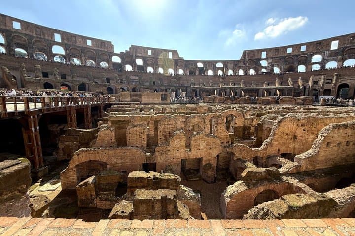 Rome Colosseum Underground Forum and Palatine Hill Tour
