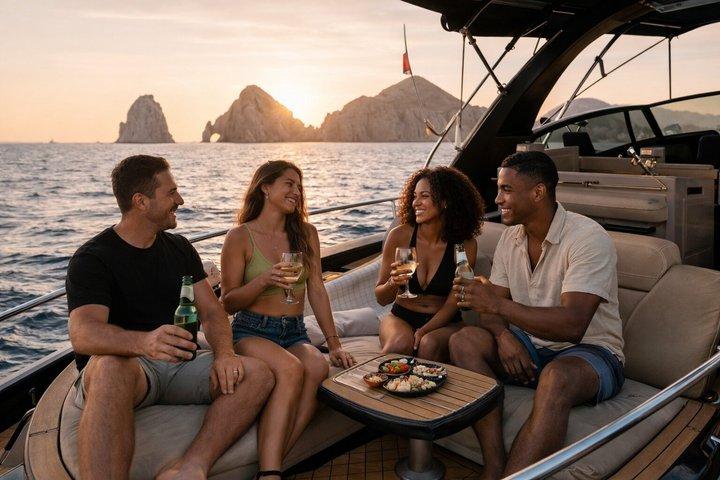 Private 40ft Yacht in Los Cabos with Drinks and Activities