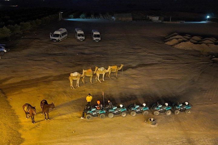 Quad Bike and Camel ride & Dinner in Desert with Fireshow