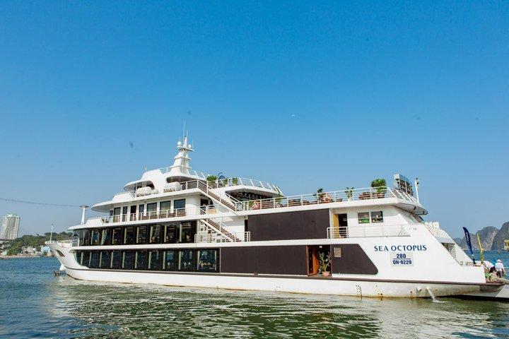 From Hanoi: Explore Ha Long Bay on Sea Octopus Luxury Cruise