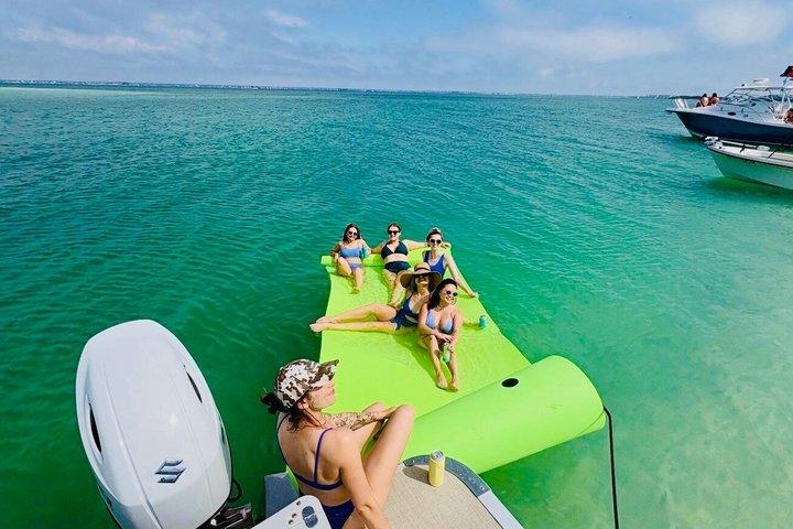 4 Hour Clearwater Beach Private Pontoon Boat Tour