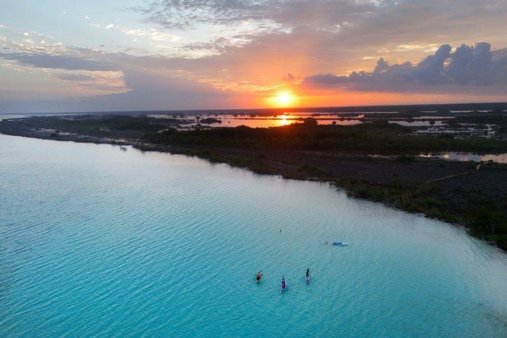 Bacalar Sunrise Paddle Board & kayaking , Breakfast & Pick Up