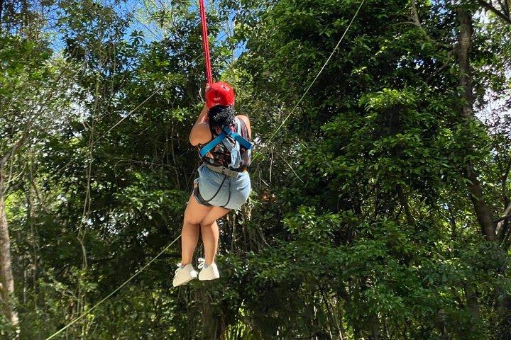 Soar, Splash & Swing: Extreme Zipline Adventure in Riviera Maya
