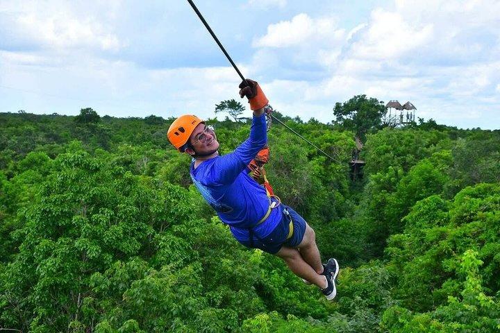Soar, Splash & Swing: Extreme Zipline Adventure in Riviera Maya