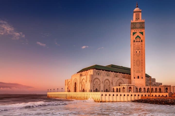 Marrakech to Casablanca Day Trip with Hassan II Mosque Visit