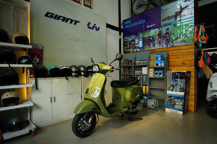 Siem Reap Motorbike Rental Scoopy Click PG 1 and Vespa