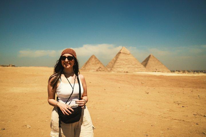 Private Day from Sharm to Cairo by plane, all entrance fees, Camel, Lunch, Guide