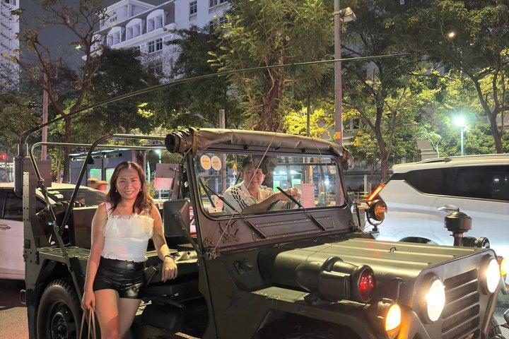 Authentic Saigon Street Food Tour by US Army Jeep or Motorbike