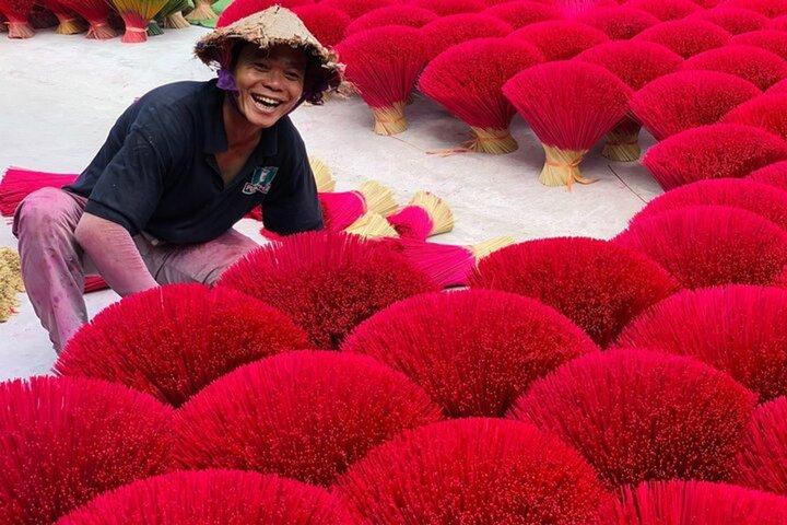 Hanoi Cultural Tour Incense Village and Train Street