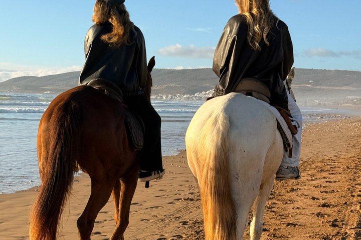 Agadir Horse Riding Experience on the Beach with Sunset Option