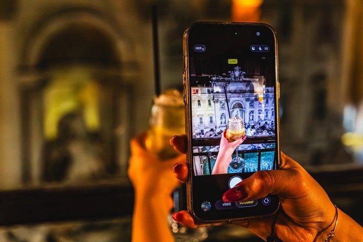 NEW Rome VIP Dinner Tour: Truffle, Wine and Trevi Fountain View