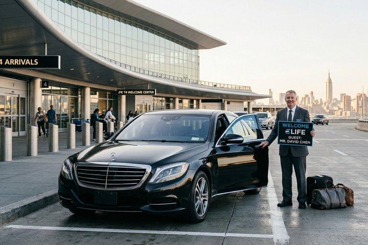 NYC: JFK Airport Private Transfer 90-Min FREE Wait Included
