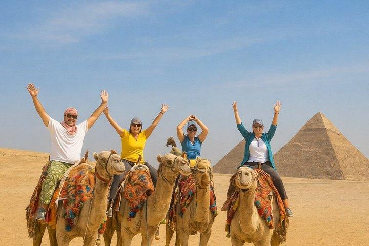 Private Giza pyramids& Sphinx Tour with Camel Ride All inclusive