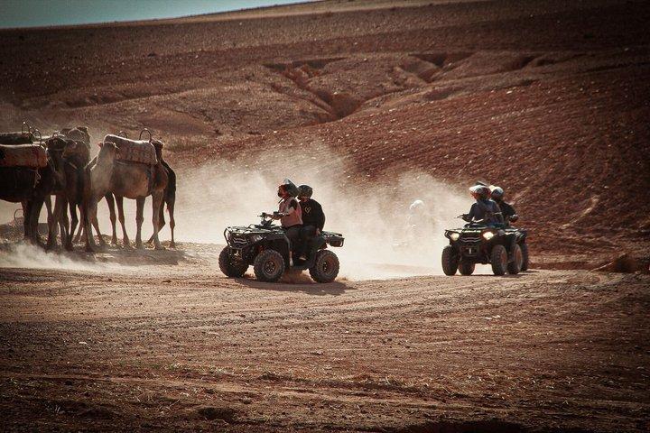 Agafay Desert Camel Ride with Dinner and Fire Show from Marrakech